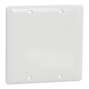 X Series 2 Gang Standard Size Blank Wall Plate Matte White