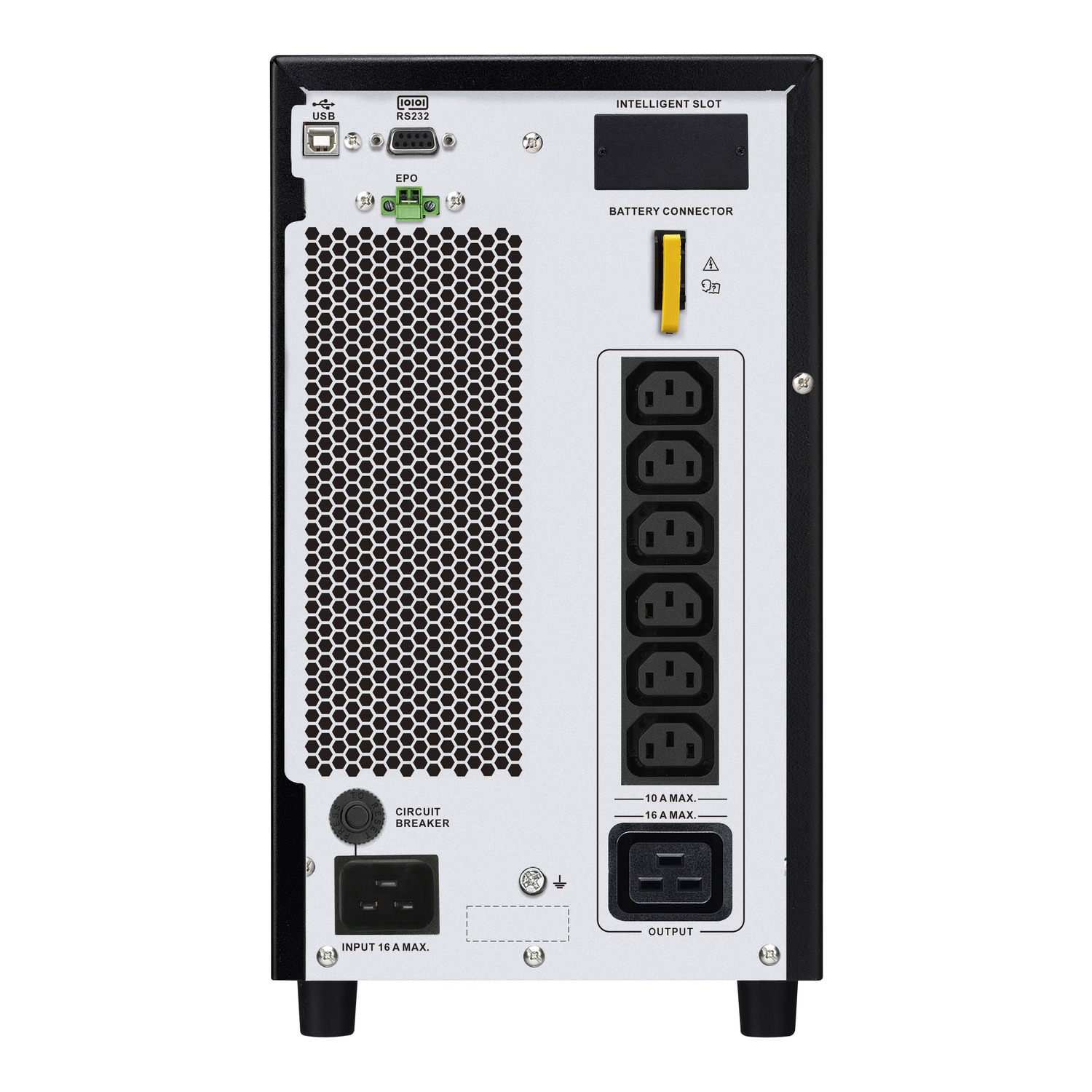 APC Easy UPS On-Line, 6kVA/6kW, Tower, 230V, Hard wire 3-wire(1P+N+E)  outlet, Intelligent Card Slot, LCD - APC Croatia