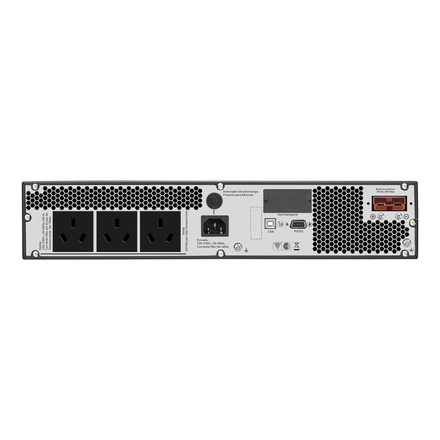 SRVPM1KRIL-AR - APC Easy UPS On-Line, 1000VA, Rackmount 2U, 230V, 3x ...
