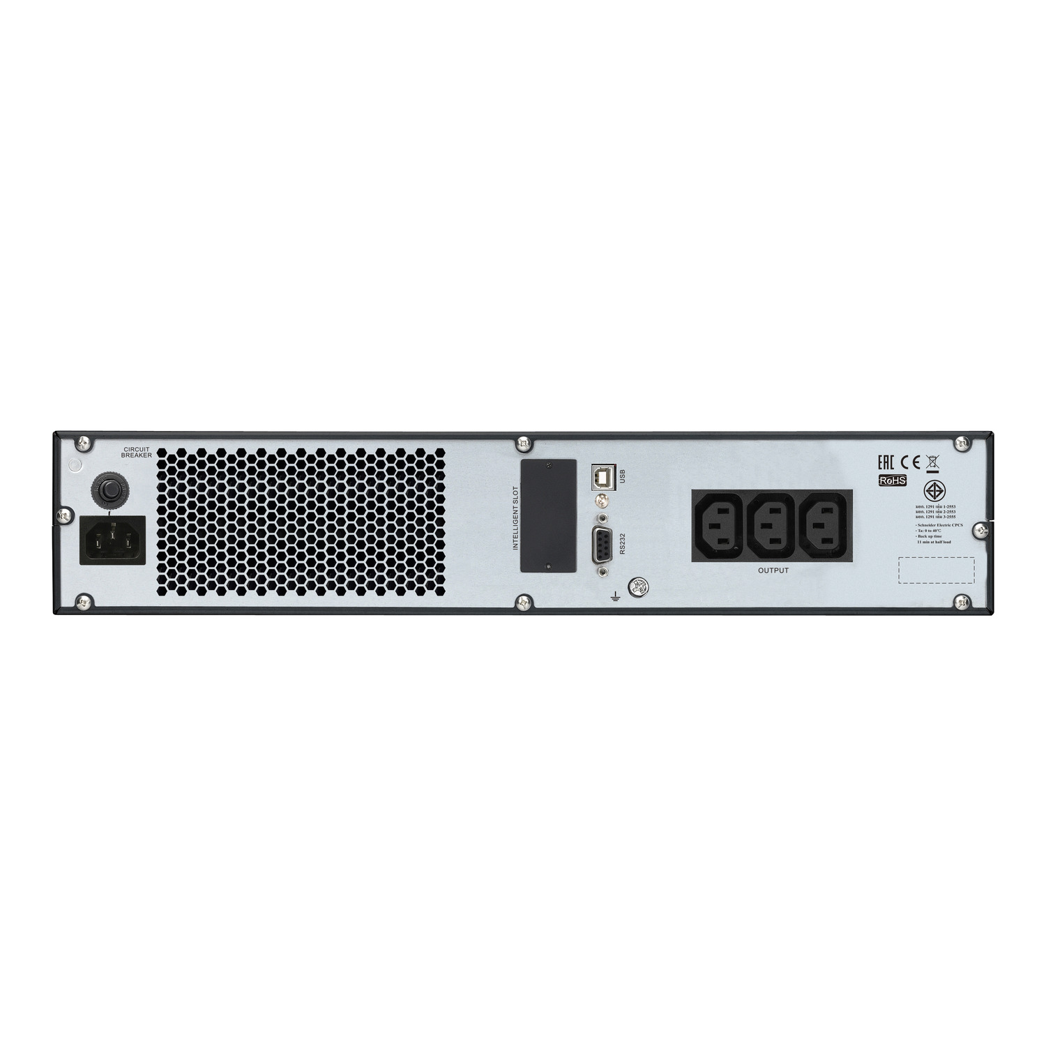 Srvs1kri Easy Ups 1 Ph On Line 1000va Rackmount 2u 230v 3x Iec