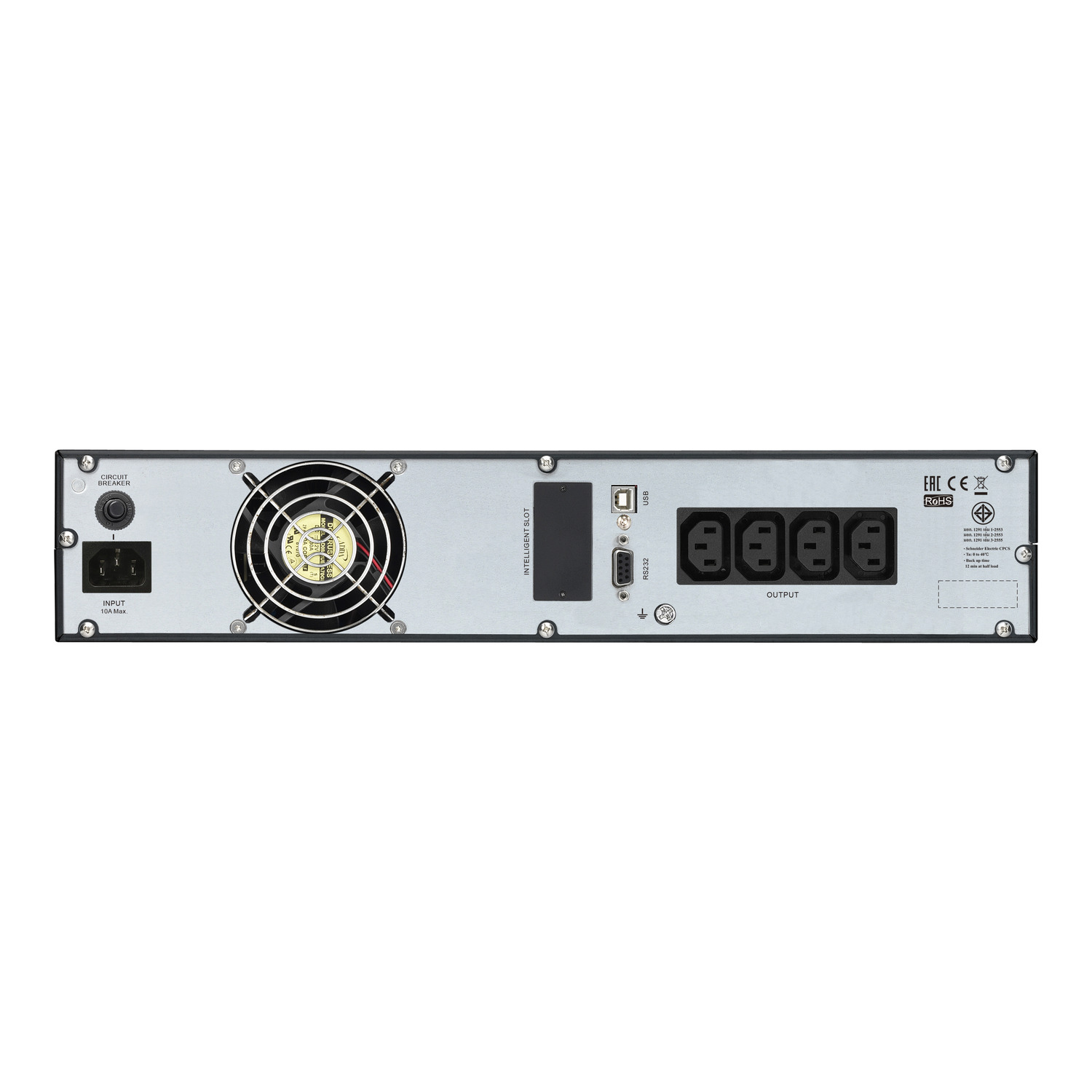 Srvs2kri Easy Ups 1 Ph On Line 2000va Rackmount 2u 230v 4x Iec