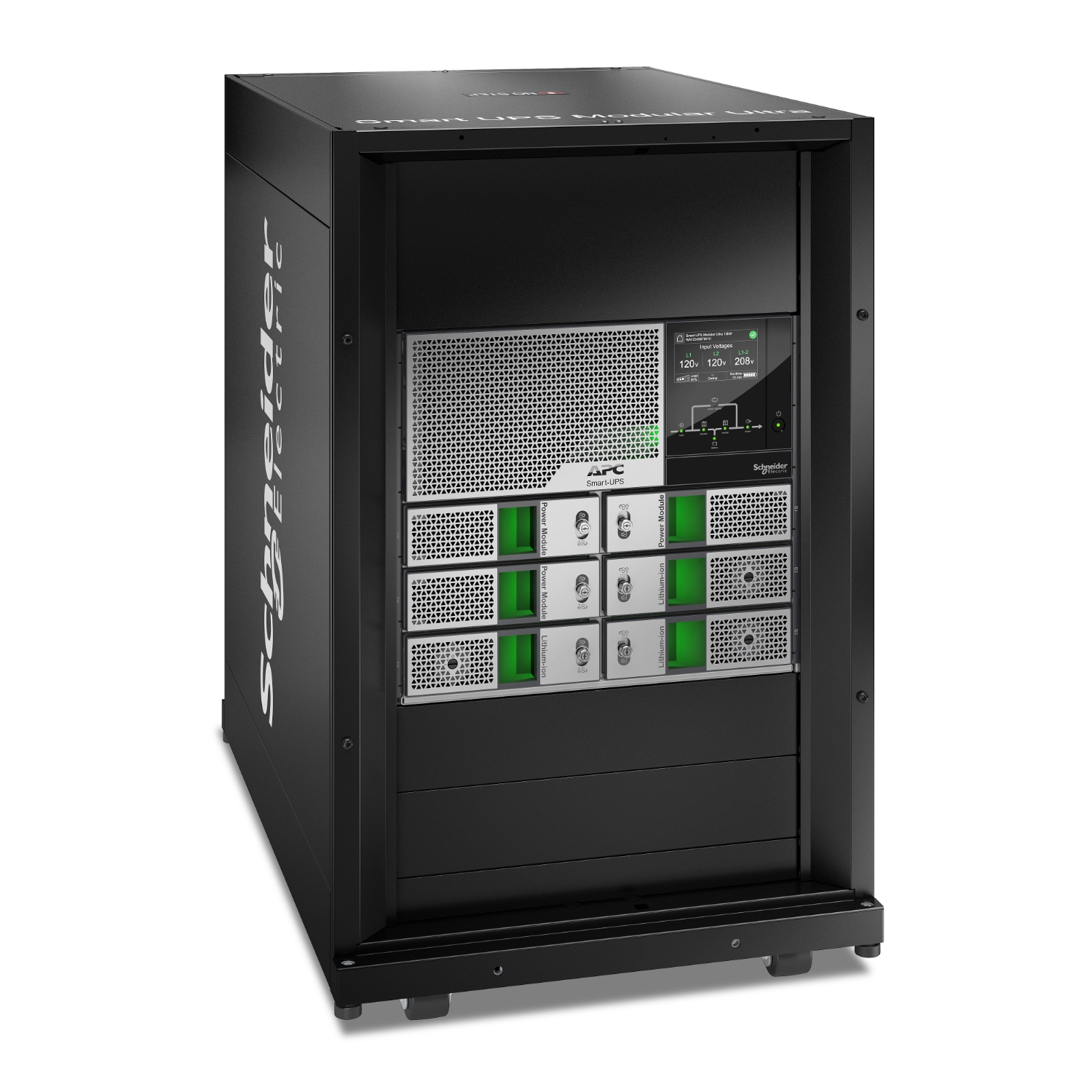 APC SmartUPS Modular Ultra OnLine, 15kW, Lithiumion, Tower 18U, 208