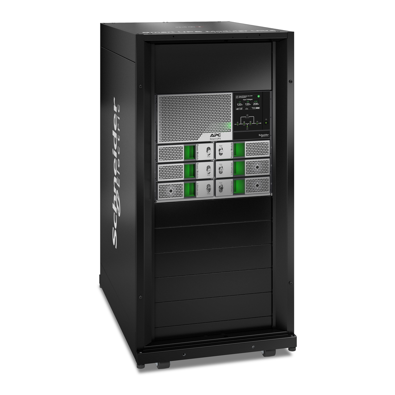 APC Smart-UPS Modular Ultra On-Line, 15kW, Lithium-ion, Tower 24U, 208/240V, Network Management Card