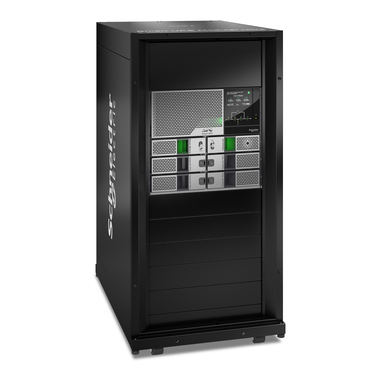 APC Smart-UPS Modular Ultra On-Line, 5kW scalable to 15kW, Lithium-ion, Tower 24U, 208/240V, Network Management, W/ Battery chassis