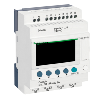  SR2B121B SR2B121B 8DI+4 relejna, 24V AC , programibilni relej Zelio Logic Kompaktni progr. kontroler Zelio Logic, 12 I O, 24 V AC, časovnik-displej. tip proizvoda ili komponente: kompaktni programabilni relej. 