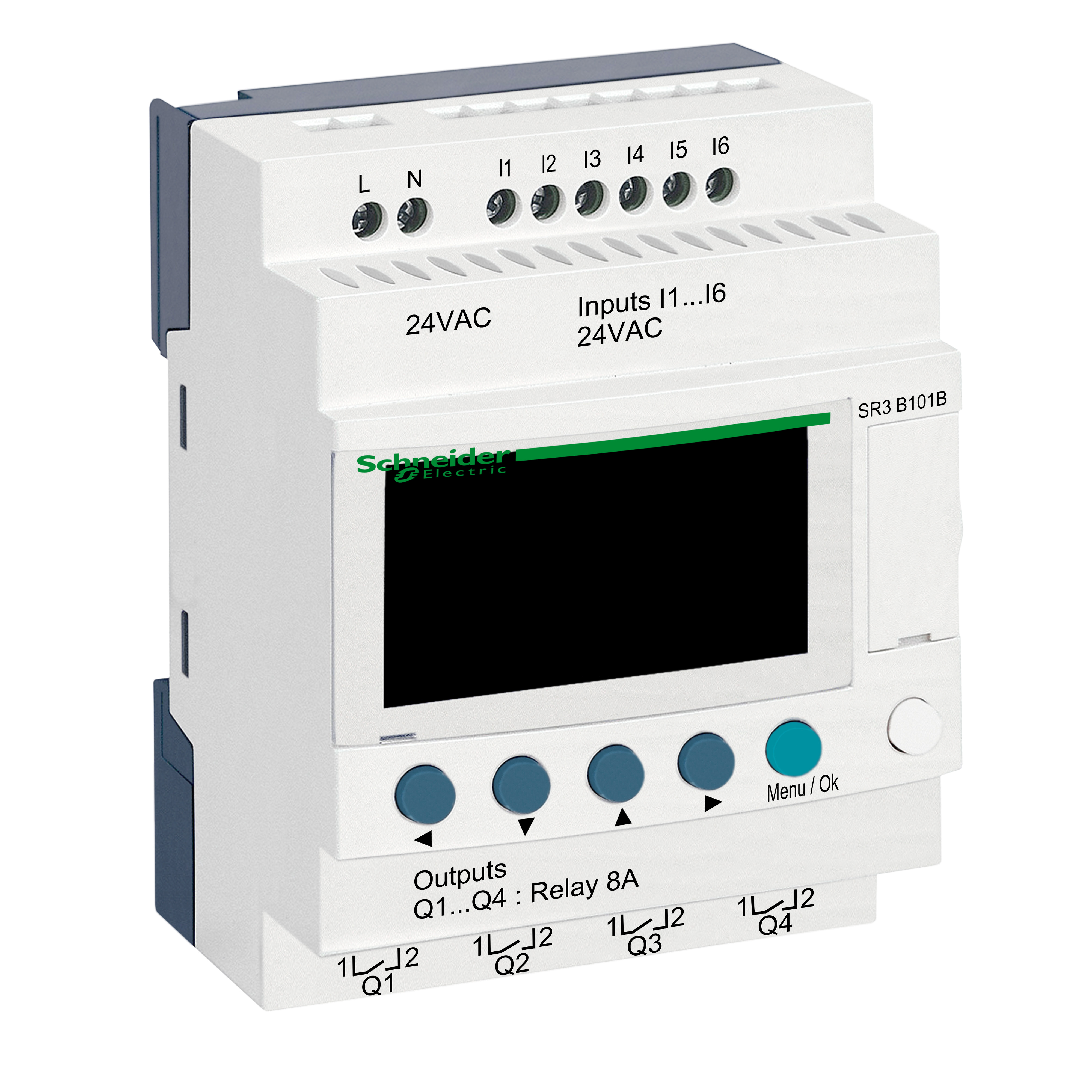 SR 10 I/O REL. 24VAC DISPL & CLK