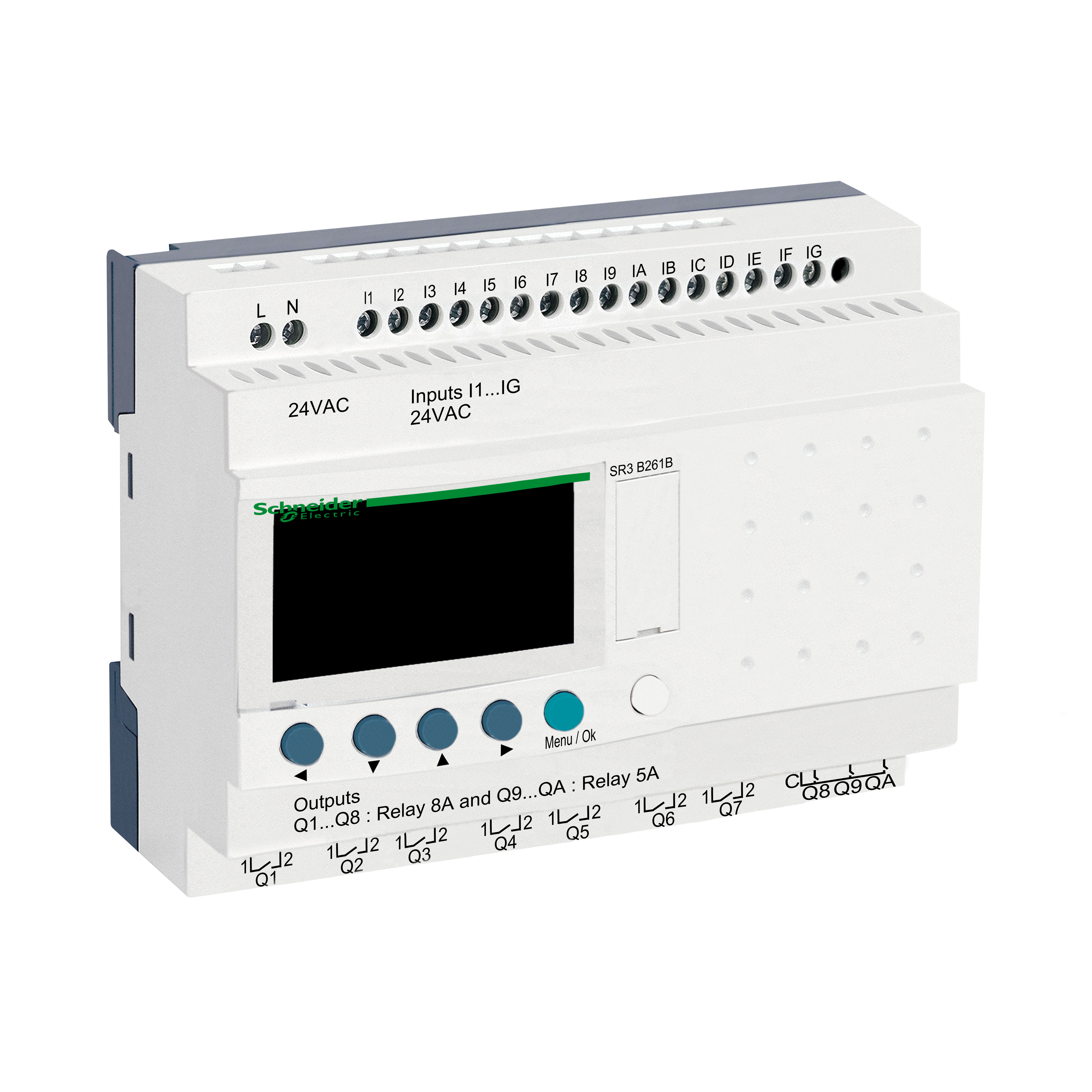 SR 26 I/O REL. 24VAC DISPL & CLK