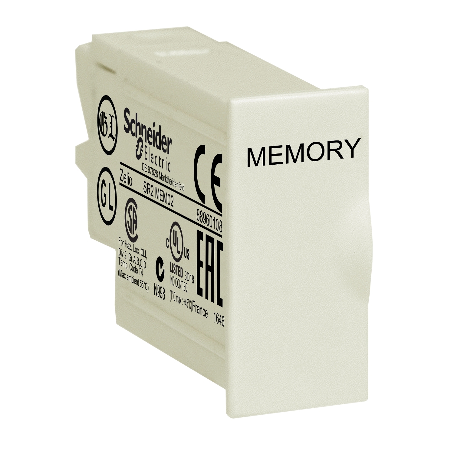 Phaseo, Zelio Logic, memory cartridge, for smart relay firmware, for v 3.0, EEPROM