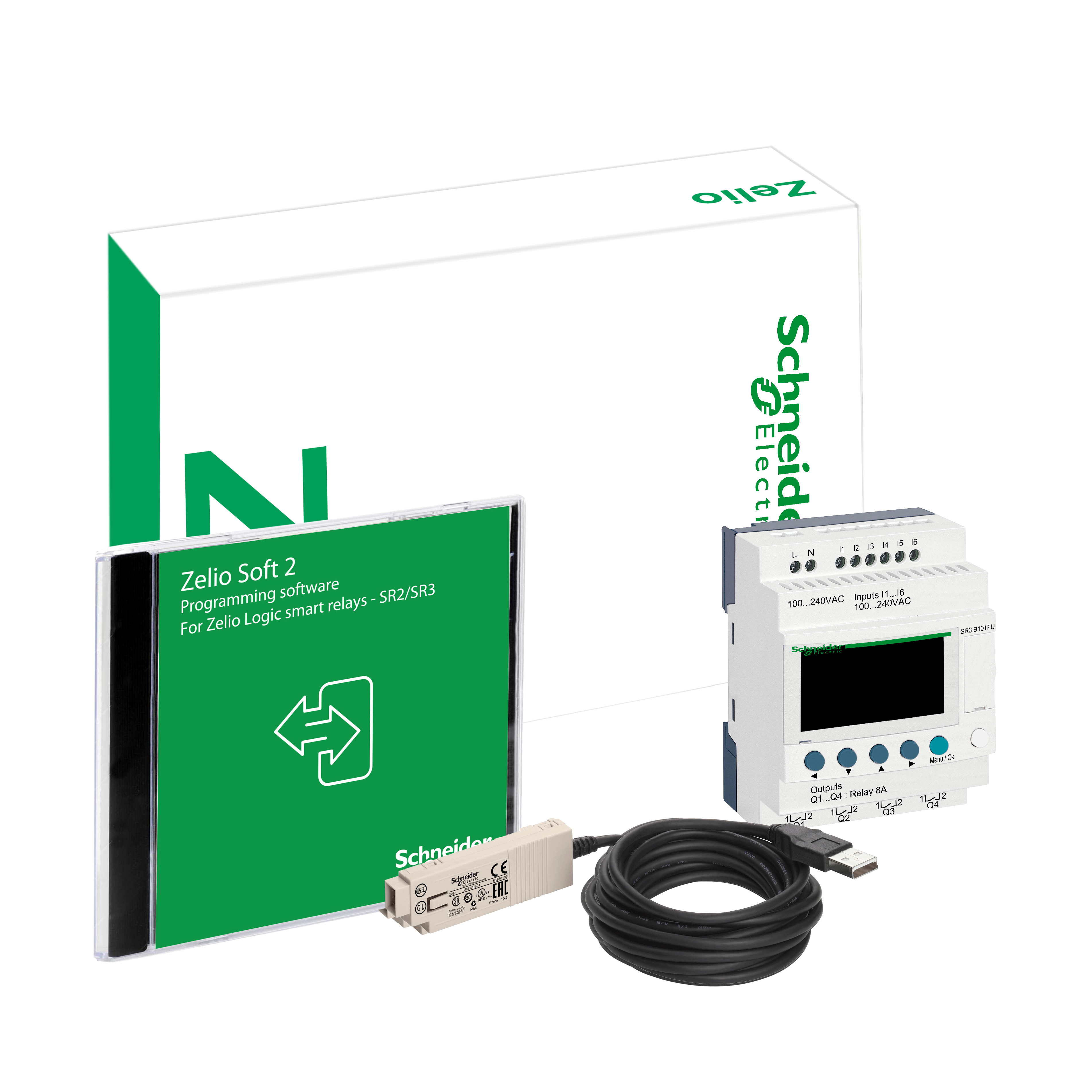 PACK 10 I/O REL. 100-240VAC