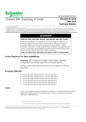 SW Technical Bulletin_976-0375-01-01