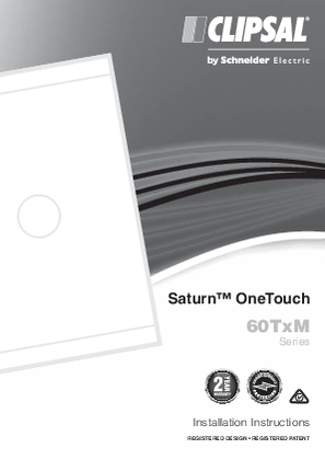 Installation Instruction for Saturn OneTouch Series