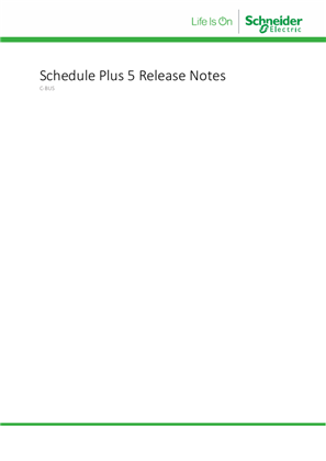 Schedule Plus 5.0.2.136 Release Notes