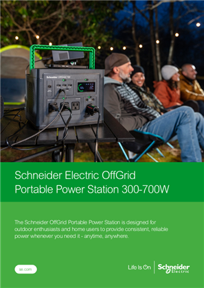 Schneider OffGrid Portable Power Station Brochure