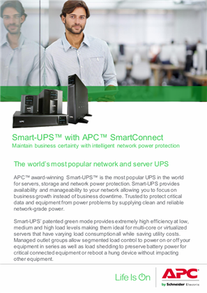 Smart UPS C with APC Smart Connect
