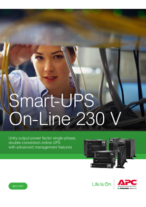 Smart UPS On-Line Catalogue 2018