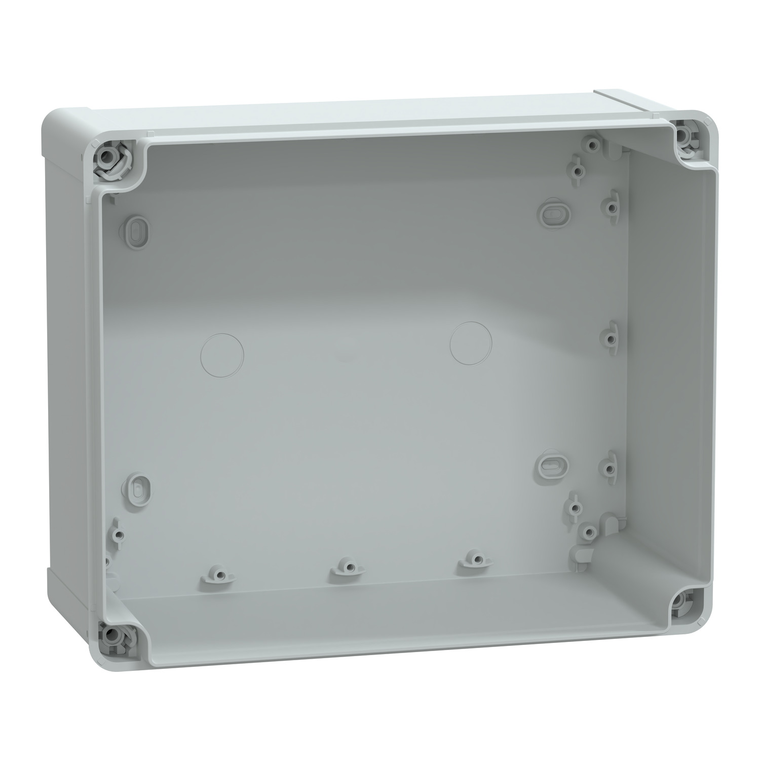 NSYTBS292412 - ABS box IP66 IK07 RAL7035 Int.H275W225D120 Ext.H291W241D128  Opaque cover H20