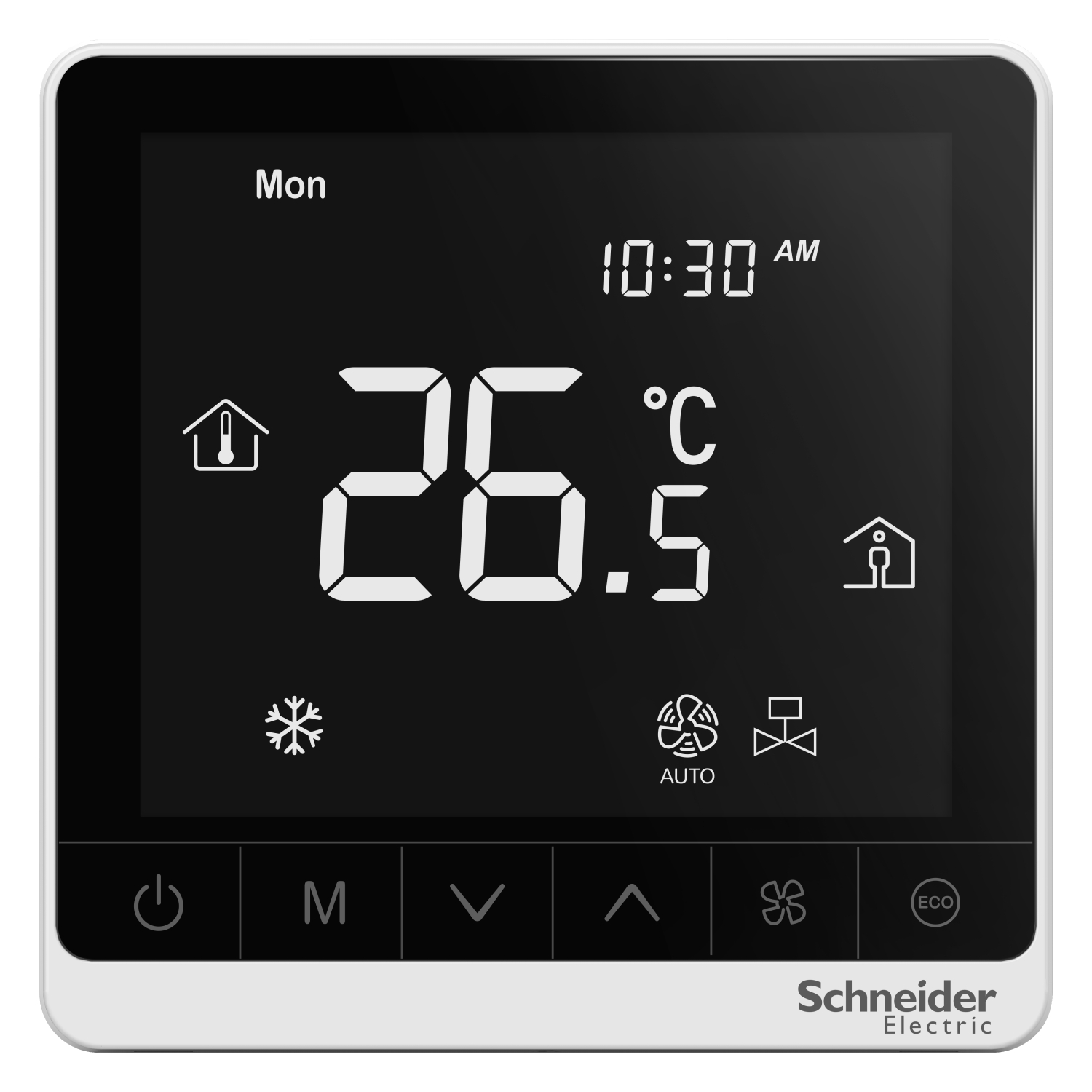 TC907-3A4LMA - SpaceLogic thermostat, fan coil on/off, networking 