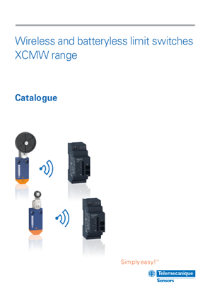 Wireless and batteryless limit switches. XCMW range
