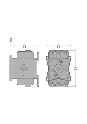 BODY 3P DISCON.SWITCH 40A - TI