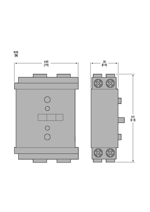 3 POLE INPUT TERMI- COVER - TI