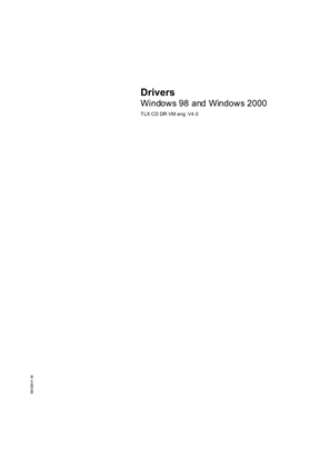 Drivers, Windows 98 and Windows 2000