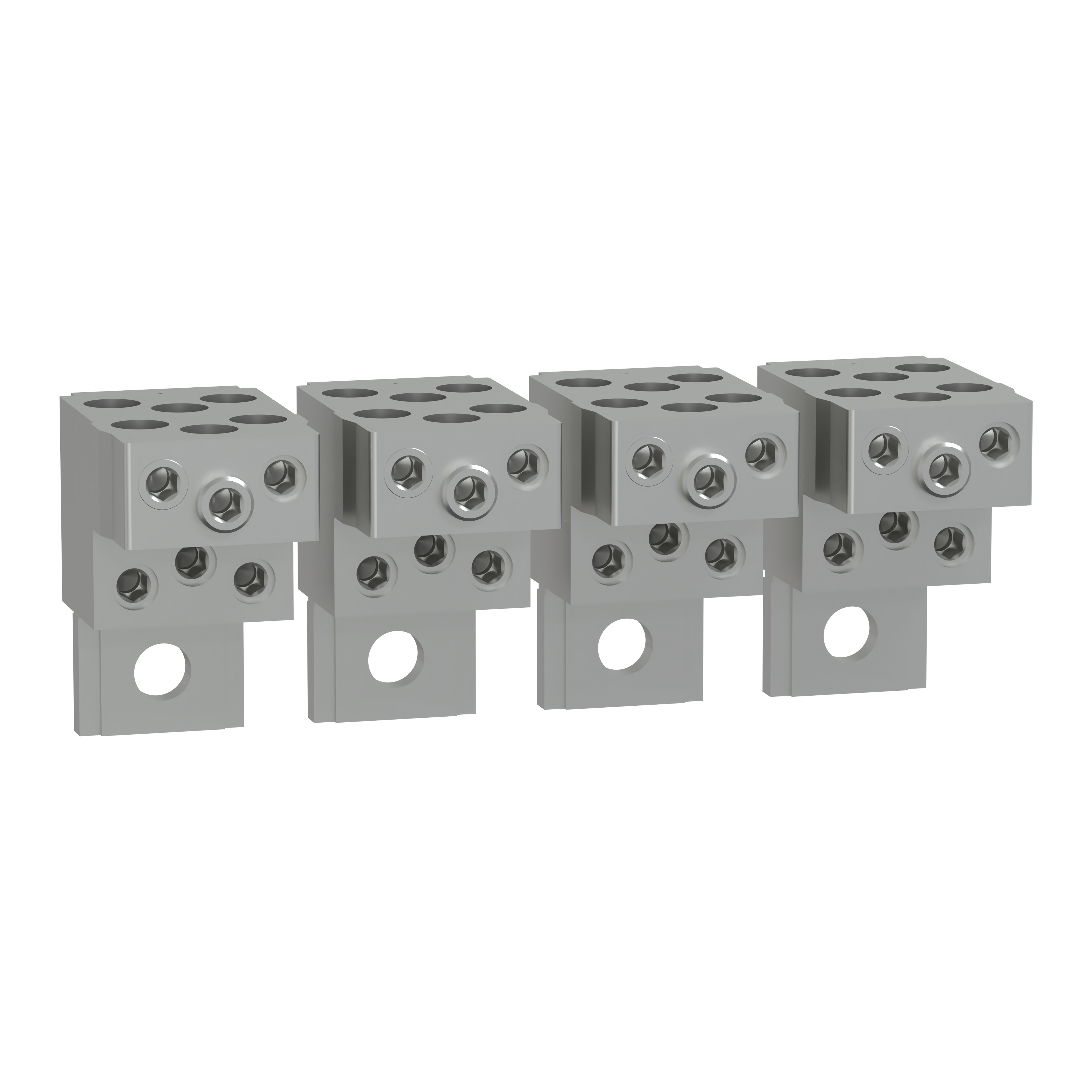 Bornes Alu 6 câbles 35mm² – 4P