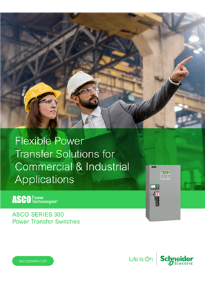 ASCO SERIES 300 Power Transfer Switches