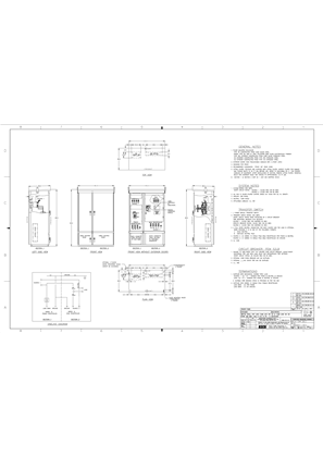 Outline Drawing | ASCO SERIES 300 Manual Transfer Dual Quick Connect | 600 Amps | 1380001-001