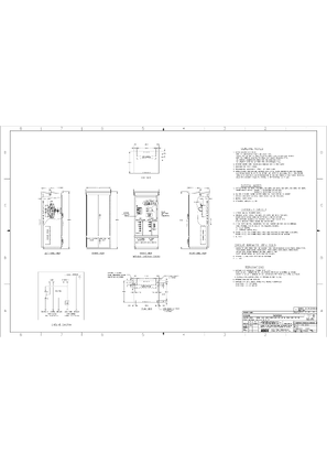 Outline Drawing | ASCO SERIES 300 Manual Transfer Dual Quick Connect | 150-400 Amps | 1380001