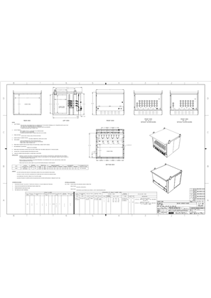 Outline Drawing | ASCO SERIES 300 Quick Connect Panels | 3QC | 2400 Amps | Three Phase | 1184354