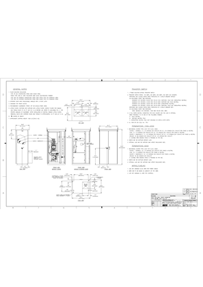 Outline Drawing | ASCO 7000 SERIES Automatic Transfer and Bypass-Isolation Switch (ATB/ACTB/ADTB) | 150-600 Amps | Type 3R/3RX Secure | Frame J | Front Connected | 802093-002