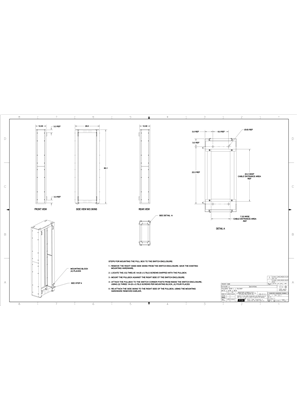 Outline Drawing | ASCO 7000 SERIES Automatic Transfer Switch Pullbox Type 1 | Frame J | 824977