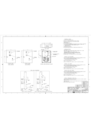 Outline Drawing | ASCO 7000 SERIES / SERIES 300 Service Entrance Transfer Switch (AUS) | 70-225 Amps | Type 1 | Frame D | 867467-003