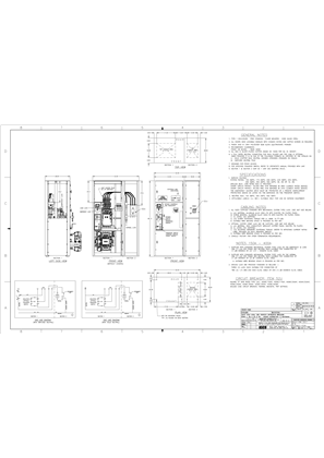 Outline Drawing | ASCO 7000 SERIES Service Entrance & Bypass Isolation Transfer Switch  (AUB/ACUB/ADUB) | 150-400 Amps | Type 1 | Frame J | LH Service Entrance Breaker | Front Connected | 843062-026