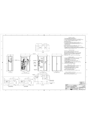 Outline Drawing | ASCO 7000 SERIES Service Entrance & Bypass Isolation Transfer Switch (AUB/ACUB/ADUB) | 150-400 Amps | Type 3R/3RX | Frame J | Service Entrance Breaker | Front Connected | 843062-028
