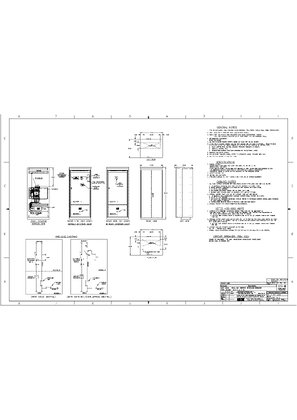 Outline Drawing | ASCO SERIES 300 Group G / 7000 SERIES Service Entrance Transfer Switch (AUS/ACUS/ADUS) | 450-600 Amps | Type 3R | Frame J | 882678-002