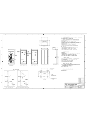 Outline Drawing | ASCO SERIES 300 Group G / 7000 SERIES Service Entrance Transfer Switch (AUS/ACUS/ADUS) | 450-600 Amps | Type 3R | Frame J | 882678-018