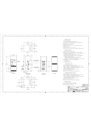Outline Drawing | ASCO 7000 SERIES Automatic Bypass Isolation Transfer Switch (ATB/ACTB/ADTB) | 600-1200 Amps | Type 1 | Frame P | 992762