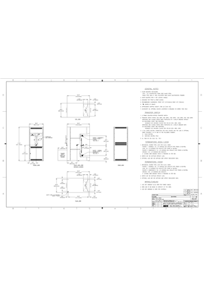 Outline Drawing | ASCO 7000 SERIES Automatic Bypass Isolation Transfer Switch (ATB/ACTB/ADTB) | 600-1600 Amps | Type 1 | Frame Q | 1042185-004