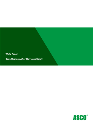 ASCO White Paper | Code Changes After Hurricane Sandy