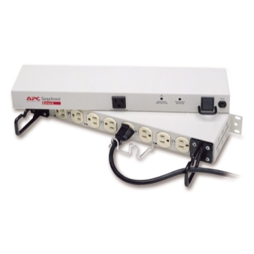 SurgeArrestラックマウント APC Brand ラックマウント機器のための高度な電源保護装置。