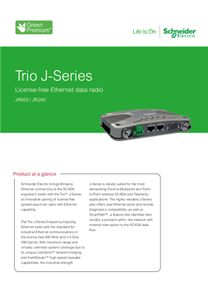 Trio J Series License-free Ethernet Datasheet Letter