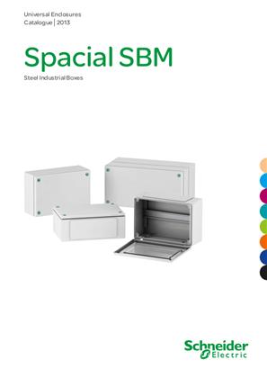 Spacial SBM - Steel industrial boxes - 2013 Catalogue - English