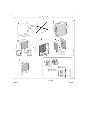 ClimaSys CV - Filterfan 560m3/h 230V IP54 - Instruction Sheet