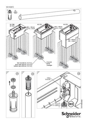 Instruction Sheet for feets for PLM/PLA plinth NSYAEBFZ