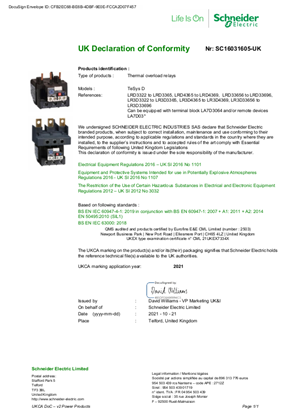 UKCA Declaration TeSysD_LRD33-43_LR3D33-43