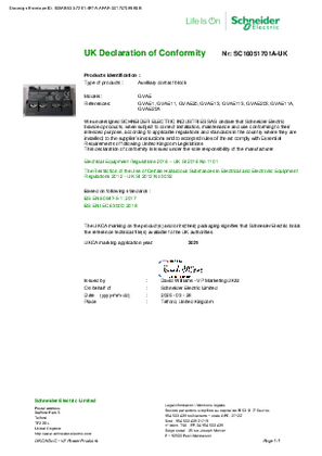 UKCA Declaration TeSys GVAE