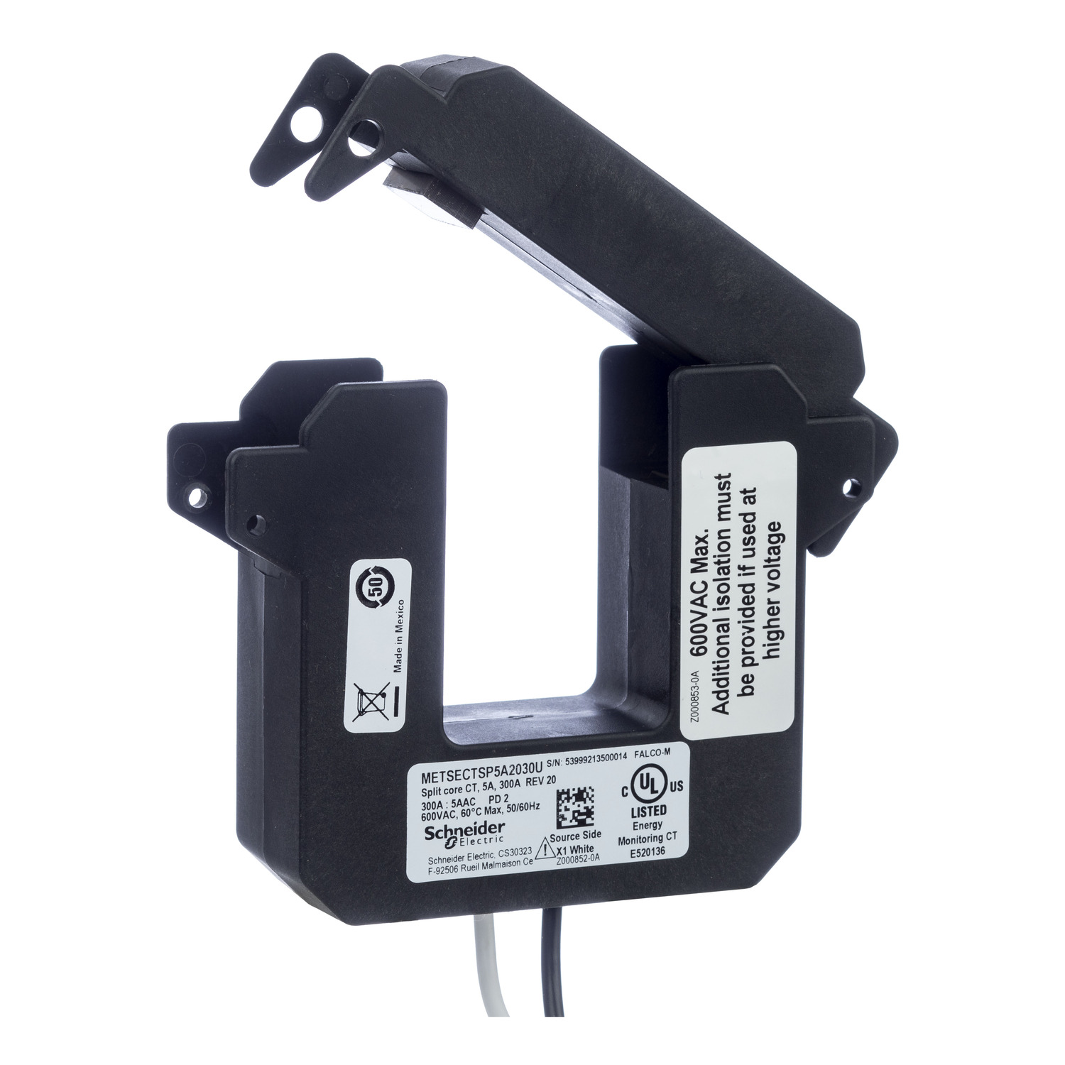 METSECTSP5A2030U - Split core current transformer, PowerLogic 