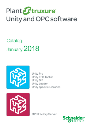 Unity Pro and OPC Software Product Catalog