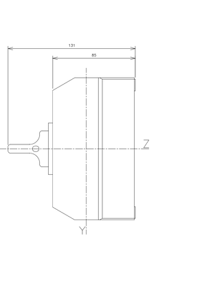 3-pole main And emergency stop switch disconnectors enclosed Ithe from 10 to 32A Technical drawings